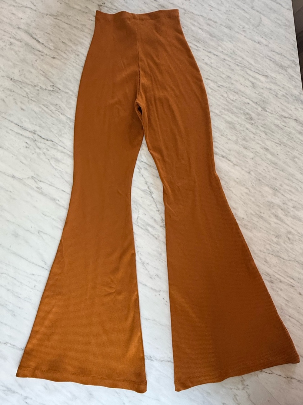 Riley Rader Copper Ribbed Flared Pant - Picture 3 of 4